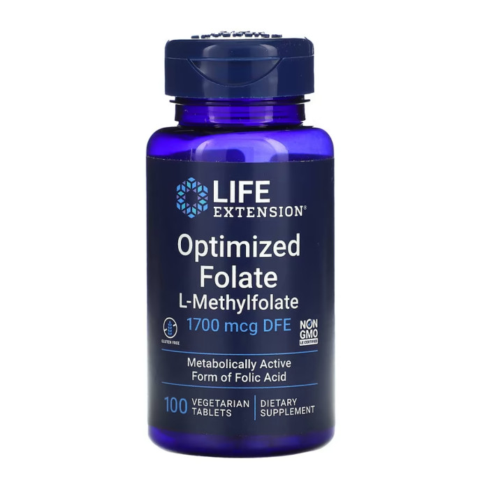 Life Extension Optimized Folate 1700 mcg DFE - 100 tabs