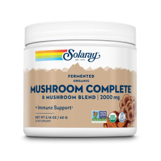 Solaray Organic Fermented Mushroom Complete 2000mg - 60g (Пошкоджена етикетка)