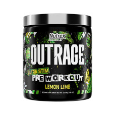Nutrex Outrage High‑Stim Pre‑Workout - 30 servings Lemon Lime
