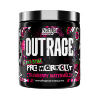 Nutrex Outrage High‑Stim Pre‑Workout - 30 servings Strawberry Watermelon