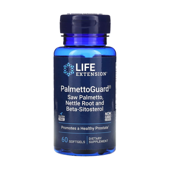 Life Extension PalmettoGuard® Saw Palmetto/Nettle Root Formula with Beta-Sitosterol - 60 softgels