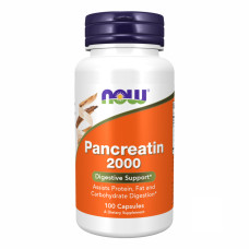 Now Foods Pancreatin 2000 - 100 caps (До 03.27)