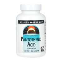 Source Naturals Pantothenic Acid 100 mg - 250 tabs