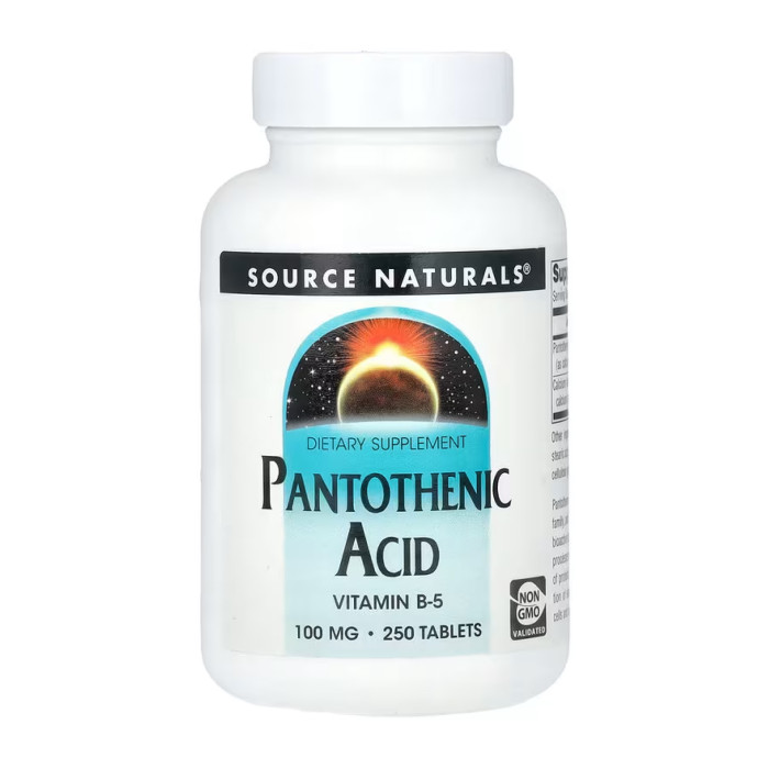Source Naturals Pantothenic Acid 100 mg - 250 tabs