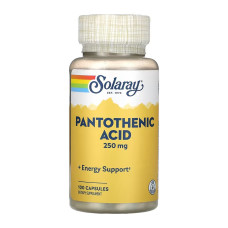 Solaray Pantothenic Acid 250mg - 100 caps
