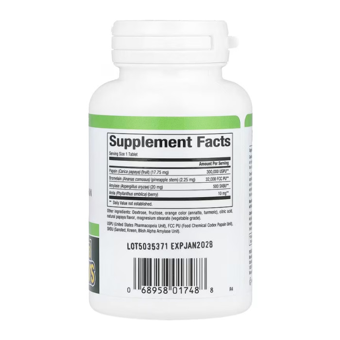 Natural Factors Papaya Enzymes - 60 tabs