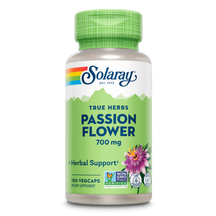 Solaray Passion Flower 700mg - 100 vcaps