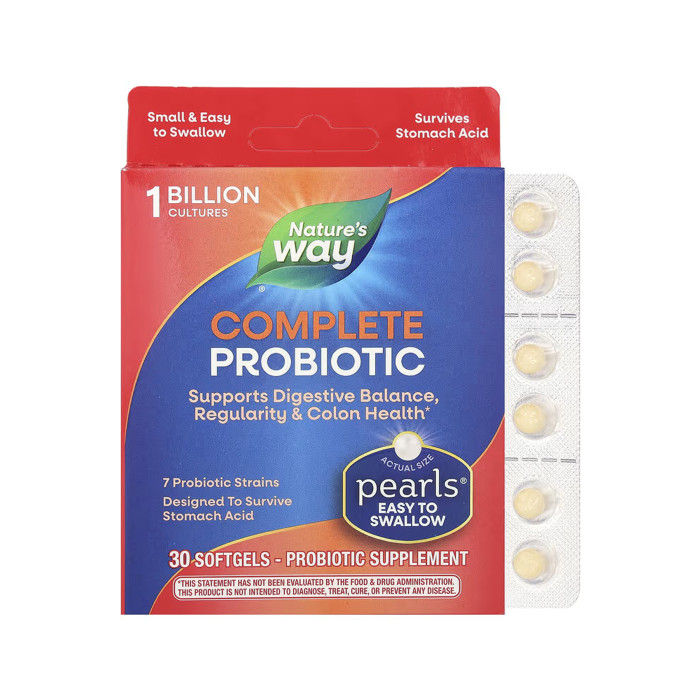 Nature's Way Pearls Complete Probiotic - 30 softgels