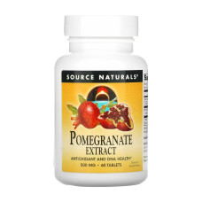 Source Naturals Pomegranate Extract 500mg - 60 tabs