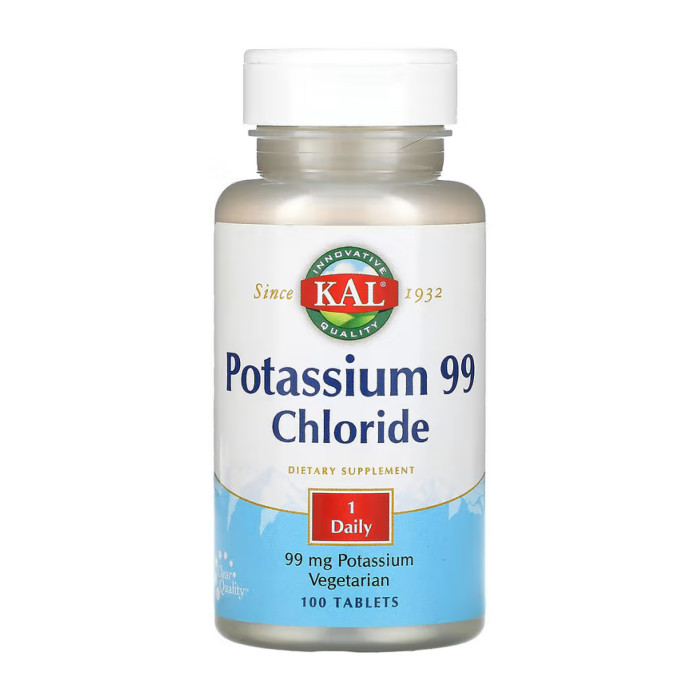 KAL Potassium 99 Chloride - 100 tabs