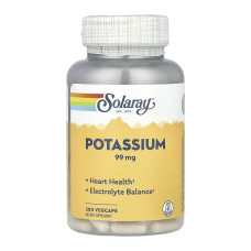 Solaray Potassium 99mg - 200 vcaps