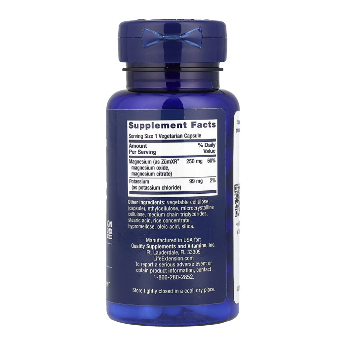 Life Extension Potassium with Extend-Release Magnesium - 60 vcaps