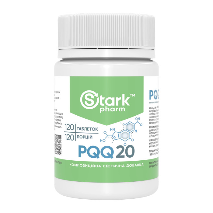 Stark Pharm PQQ 20 mcg - 120 tabs