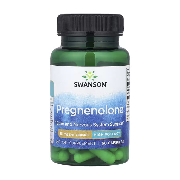 Swanson Pregnenolone High Potency 25 mg - 60 caps