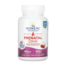 Nordic Naturals Prenatal DHA - 90 softgels Strawberry