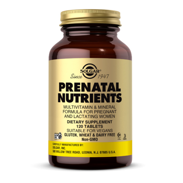 Solgar Prenatal Nutrients - 120 tabs