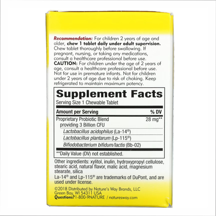 Nature's Way Kids Primadophilus - 30 tabs Cherry