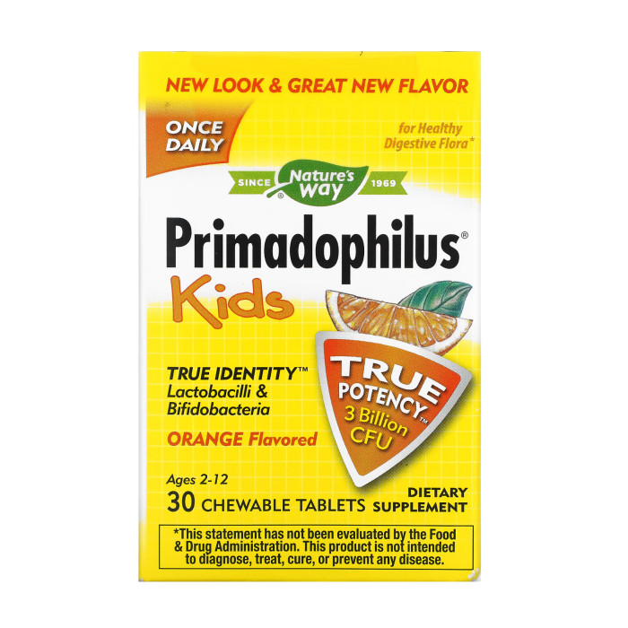 Nature's Way Kids Primadophilus - 30 tabs Orange