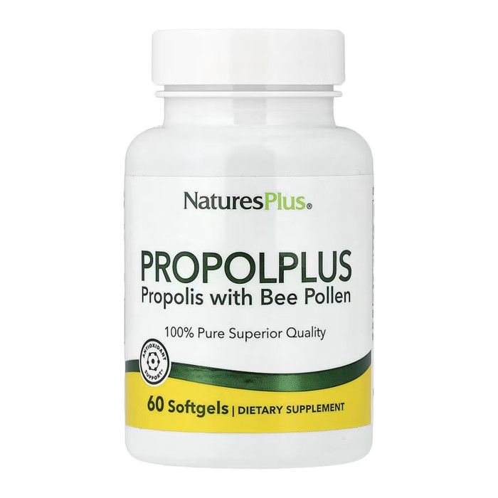 Nature's Plus Propolplus, Propolis with Bee Pollen - 60 softgels