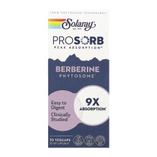 Solaray Prossorb Berberine 9x - 30 vcaps