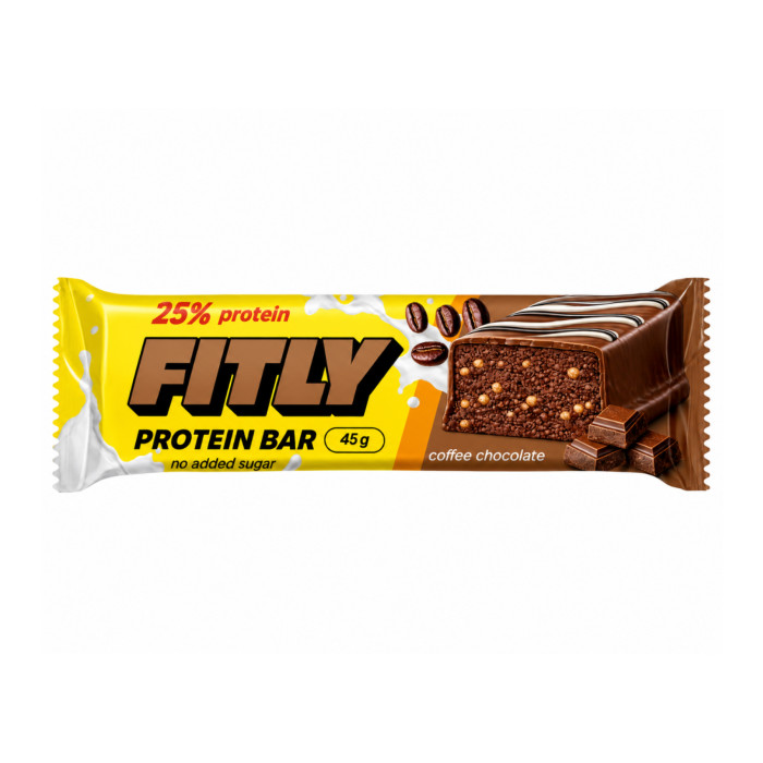 Fitly Protein Bar - 12x45g Coffe Chocolate