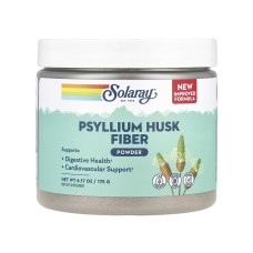 Solaray Psyllium Husk Fiber Powder - 175g Unflavored