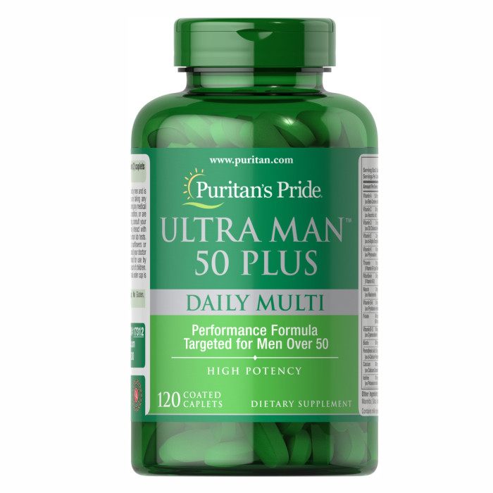 Puritans Pride Ultra Man™ 50 Plus Daily Multi - 120caps