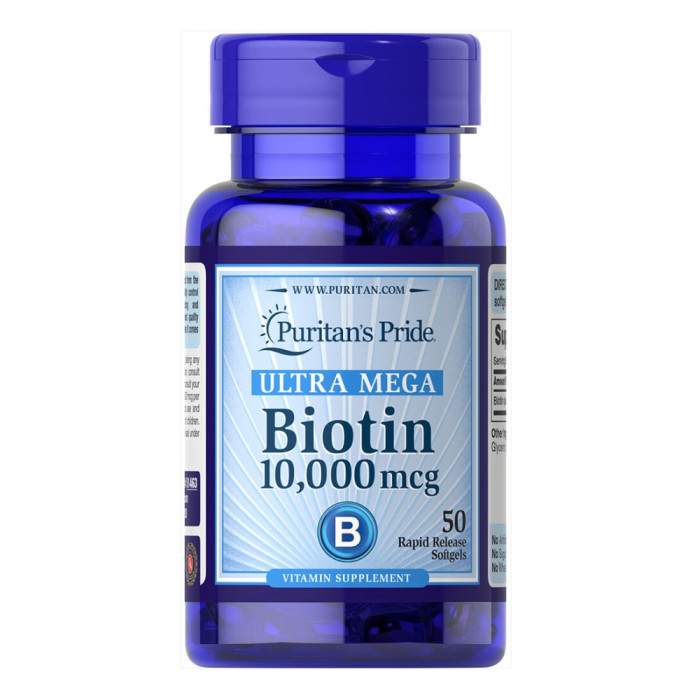 Puritans Pride Biotin 10000mcg - 50caps