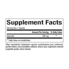 Natural Factors Quercetin 500mg - 60 vcaps