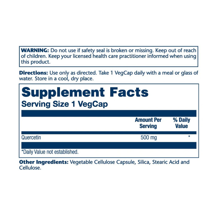 Solaray Quercetin 500mg - 90 vcaps