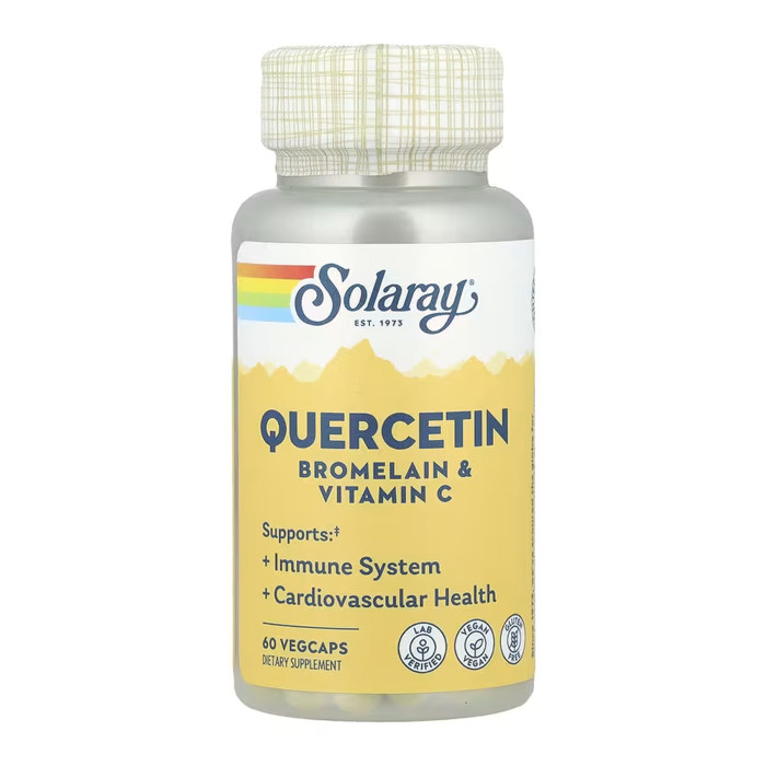 Solaray Quercetin Bromelain & Vitamin C - 60 vcaps