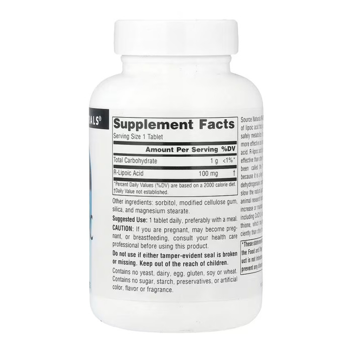 Source Naturals R-Lipoic Acid 100 mg - 120 tabs