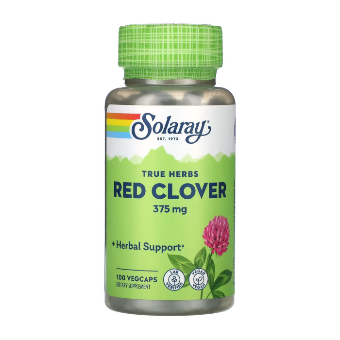 Solaray Red Clover Blossom 375mg - 100 vcaps