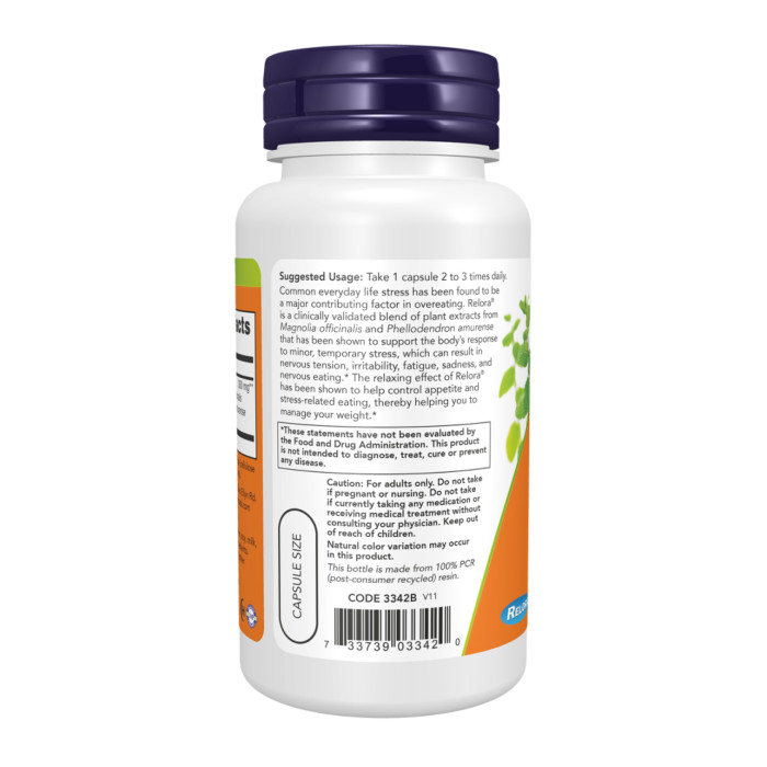 Now Foods Relora 300mg - 120 vcaps