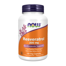 Now Foods Resveratrol 200 mg - 120 vcaps