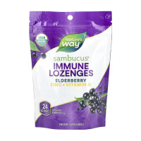 Nature's Way Sambucus Organic Zinc Lozenges - 24 cnt