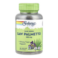 Solaray Saw Palmetto Berry 580mg - 180 vcaps