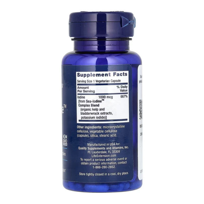 Life Extension Sea-Iodine™ 1000mcg - 60 vcaps