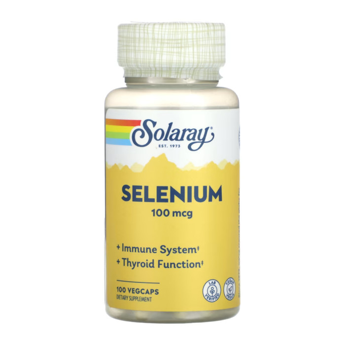 Solaray Selenium 100mcg - 100 caps