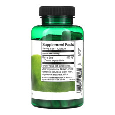 Swanson Senna Leaf 500mg - 100 сaps