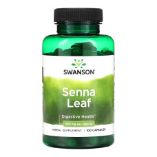 Swanson Senna Leaf 500mg - 100 сaps