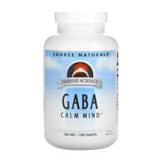 Source Naturals Serene Science® GABA 750 mg - 180 tabs