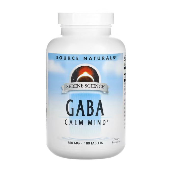 Source Naturals Serene Science® GABA 750 mg - 180 tabs