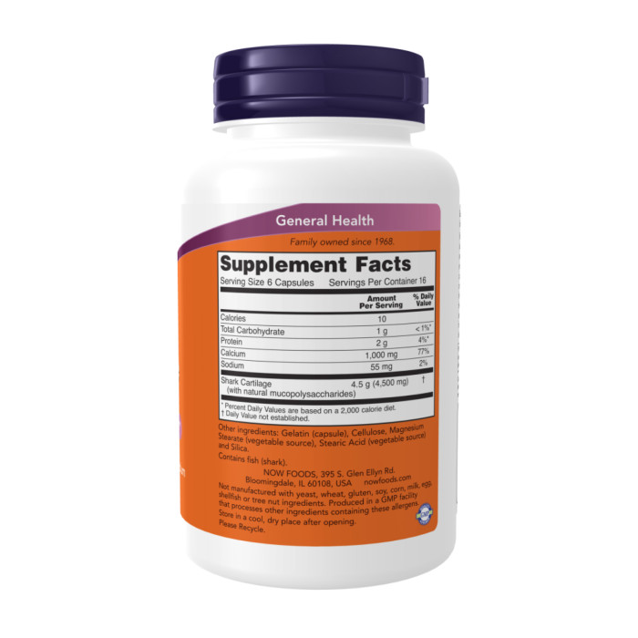 Now Foods Shark Cartilage 750mg - 300 caps
