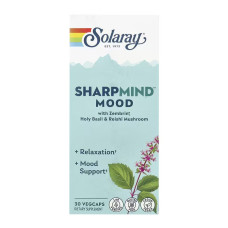 Solaray SharpMind Nootropics Mood CTN - 30 vcaps