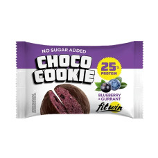 FitWin Choco Cookie 25% - 10x40g Blueberry Currant
