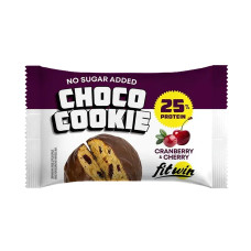 FitWin Choco Cookie 25% - 10x40g Cranberry Cherry