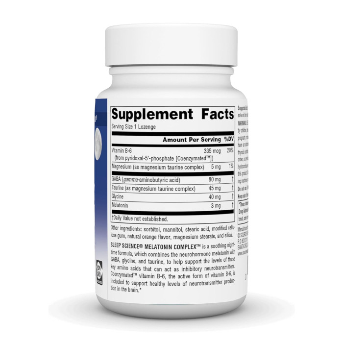 Source Naturals Sleep Science® Melatonin Complex™ 3 mg - 50 lozenges Orange