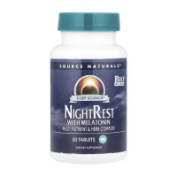 Source Naturals Sleep Science® NightRest™ with Melatonin - 50 tabs