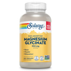 Solaray Magnesium Glycinate 350mg - 240 vcaps